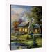 Thomas Kinkade Paradise Home Canvas Art Thomas Kinkade Paintingsfor Bedroom Livingroom Office Framed Ready to Hang