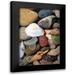 Calkins Michelle 13x18 Black Modern Framed Museum Art Print Titled - Petoskey Stones IV