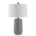 SAFAVIEH Celvin 26 in. Classic Contemporary Table Lamp Grey/White