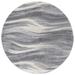 SAFAVIEH Jasper Eddie Abstract Overdyed Area Rug Grey/Ivory 6 7 x 6 7 Round