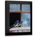 Vest Chris 19x24 Black Modern Framed Museum Art Print Titled - Barn Swallows Window