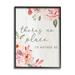 Stupell Industries No Place I d Rather Be Phrase Pink Cottage Florals Framed Wall Art 24 x 30 Design by Lil Rue