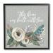 Home Built With Love Quote Assorted Bouquet 12 in x 12 in Framed Painting Art Prints by Stupell Home DÃ©cor