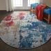 Nourison Global Vintage Painterly Multicolor 6 x ROUND Area Rug (6 Round)