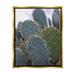 Stupell Industries Prickly Cactus Thorns Close Up Photography Desert Vegetation Photograph Metallic Gold Floating Framed Canvas Print Wall Art Design by Jeff Poe Photography