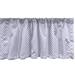 Ambesonne Party Valance Pack of 2 Polka Dot Classic Motif 54 X12 Lavender Blue White