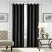 Yipa 1 Piece Home Velvet Curtain Panel Grommet Room Darkening Curtain Eyelet Ring Top Bedroom Blackout Window Curtain Thermal Insulated Curtain Solid Color Window Drape