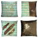 PKQWTM Enjoy The Little Things Reversible Mermaid Cushion Cover Home Decor Sequin Pillow Case Size 18x18 inches