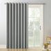 Sun Zero-Sun Zero Hayden Patio Extra-Wide Blackout Grommet Sliding Patio Door Curtain Panel Single Panel100X84-SilverGray