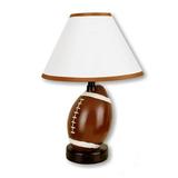 HomeRoots 468510 Football Shaped Table Lamp with Shade White