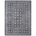 Abacasa Sonoma Salina Charcoal/Blue/Pink Viscose Area Rug