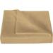900 Thread Count 3 Piece Flat Sheet ( 1 Flat Sheet + 2- Pillow cover ) 100% Egyptian Cotton Color Taupe Solid Size Queen
