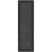 Mark&Day Wool Area Rugs 2x8 Reims Modern Charcoal Runner Area Rug (2 6 x 8 )