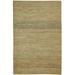 Gold Jute Rug 5 X 8 Modern Hand Knotted Scandinavian Solid Room Size Carpet