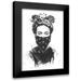 Solti Balazs 11x14 Black Modern Framed Museum Art Print Titled - Rebel Girl