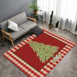 Christmas Doormat 23.6x70.9 Merry Christmas Home Decorative Mat Seasonal Winter Xmas Non-Slip Rubber Backing Reusable Entrance Rug Fall Door Mat Indoor Outdoor Decoration