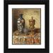 Max SchÃ¶dl 20x24 Black Ornate Framed Double Matted Museum Art Print Titled: Still Life with Cloisonne Vase Covered Goblet Lidded Vase and Tastevin (1897)