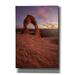 Epic Graffiti Lonesome Sunset - Arches National Park by Darren White Giclee Canvas Wall Art 18 x26