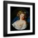 Elisabeth Louise VigÃ©e Le Brun 20x24 Black Modern Framed Museum Art Print Titled - Bacchante (1785)