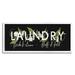 Stupell Industries Fern and Floral Laundry Home Sign Traditional Cleaning 24 x 10 Design by House Fenway