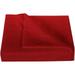 600 Thread Count 3 Piece Flat Sheet ( 1 Flat Sheet + 2- Pillow cover ) 100% Egyptian Cotton Color Burundy Solid Size Full