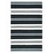 SAFAVIEH Striped Kilim STK103Z Black / Ivory Rug