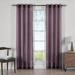 Luxury Abri Grommet Crushed Sheer Curtain Panels (Set of 2)