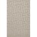 Dalyn Dover Area Rug DV13 Dv13 Putty Squares Maze 6 x 9 Rectangle