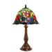 Multi Colored Bright Floral Tiffany Style Table Lamp