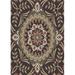 Ahgly Company Indoor Rectangle Patterned Burgundy Brown Novelty Area Rugs 8 x 12