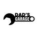 Dads Garage Metal Wall Sign with Laser Cut Crescent Wrench Graphic | Gift for Husband or Gift for Dad | Solid Steel Decorative Home Accent Wall Sign Hanging | 3 Sizes and 3 Colors - Made in USA