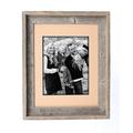 Rustic Signature 16 x 20 Weathered Gray Reclaimed Wood Picture Frame (Pear Mat for a 11 x 14 Photo)