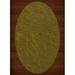 Dalyn Dover Area Rug DV10 Dv10 Avocado Swirls Waves 4 x 6 Oval