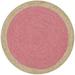 SAFAVIEH Natural Fiber NF801P Pink / Natural Rug