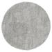 SAFAVIEH Venus Elijah Solid Plush Shag Area Rug 2 7 x 2 7 Round Grey