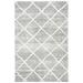 SAFAVIEH Martha Stewart Lucia MSR0720A Shag White/ Lt Grey Rug