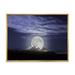 Designart Full Moon Rising In A Cloudy Night Sky Nautical & Coastal Framed Canvas Wall Art Print