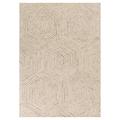 KAS Oriental Rugs Gramercy 1607 Ivory Honeycomb Area Rug