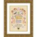 Anonymous 14x18 Gold Ornate Wood Frame and Double Matted Museum Art Print Titled - Addresses Presented to Lord Carrington Governor of New South Wales Pl.03 (1888)