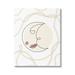 Stupell Industries Boho Moon Face Casual Lunar Squiggle Design Canvas Wall Art 24 x 30 Design by Lil Rue