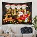 EQWLJWE Christmas Snowman 2022 Tapestry Decoration Background Canvas Wall Ornaments Christmas Home Textiles Home Decor Holiday Clearance