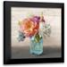 Nai Danhui 12x12 Black Modern Framed Museum Art Print Titled - French Cottage Bouquet I