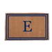 CocoMatsNMore Monogram (P) Blue Double Border Doormats 22 x 36