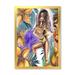 Designart Tropical Amazon Warrior Woman Traditional Framed Art Print