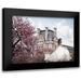 Haute Photo Collection 14x11 Black Modern Framed Museum Art Print Titled - Young Woman at the Chateau de Chambord