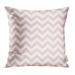 CMFUN Pink Abstract Chevron Zigzag Pattern Red Artistic Bright Cream Digital Graphic Pillow Case Pillow Cover 18x18 inch Throw Pillow Covers