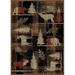 Mayberry Rug HS9603 8X10 7 ft. 10 in. x 9 ft. 10 in. Hearthside Roaming Freely Area Rug Multi Color