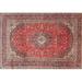 Ahgly Company Indoor Rectangle Traditional Camel Brown Medallion Area Rugs 2 x 3