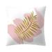 Pillow Case Rose Gold Pink Cushion Cover Square Pillowcase Home Decoratio