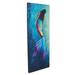 American Art Decor Mermaid Tail Outdoor Canvas Art Print 16 in x 48 in